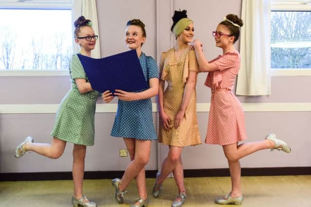Dancers from the Caroline Oliver School of Dance who are taking part in a dance championship contest in  London, l-r are Ruby Wootton (12) Beth Carney (11) Beth Fletcher 13) and Paige Dodd (14)