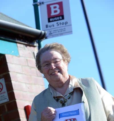 Oakfield Court resident Doreen Sissons bus route victory campaign