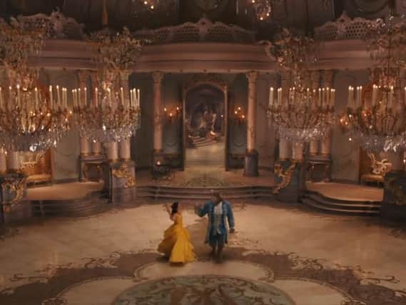 Emma Watson and Dan Stevens as Belle and Beast. Picture: DisneyMusicVEVO on YouTube.