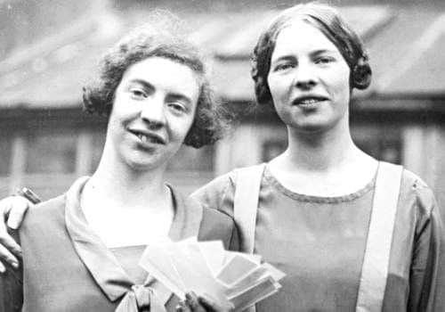 Ida and Louise Cook, who grew up in Sunderland.