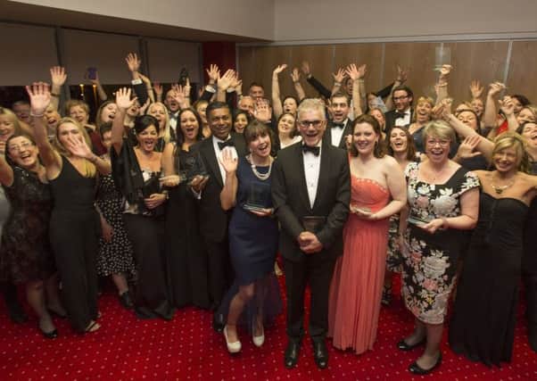 Award winners celebrate at last year's  Health Awards at the Stadium of Light Picture: DAVID WOOD