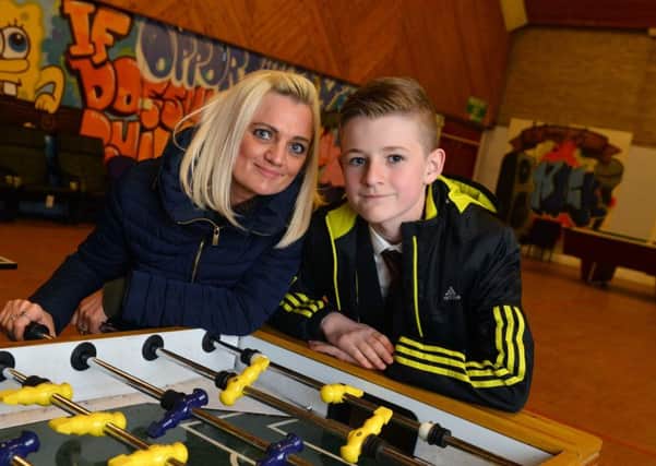 New autism group, JACKS. Mother Shelly Waddle with son Jack who has autism.