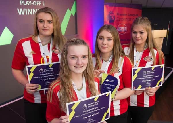 Pupils from Shotton Hall Academy will represent Sunderland AFC in the final of the Premier League Enterprise Challenge.