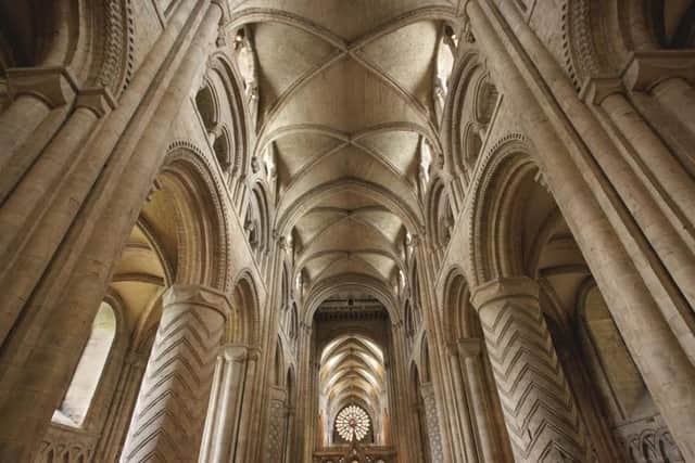 The nave at Durham Cathedral