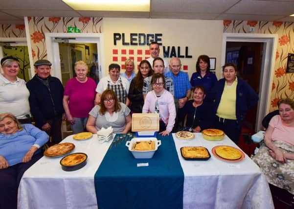 Staff and residents at the Barnes Court Nursing Home, Wycliffe Road, High Barnes, Sunderland, who took part in a pie baking competition, on Wednesday, as part of British Pie Week