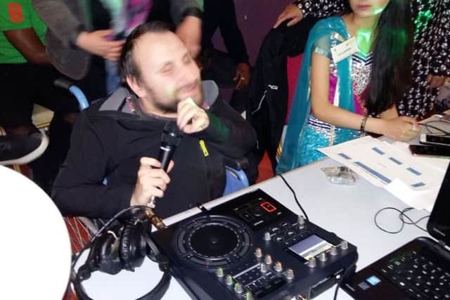 Polish man Rafal, a DJ who is blind, takes to the decks.