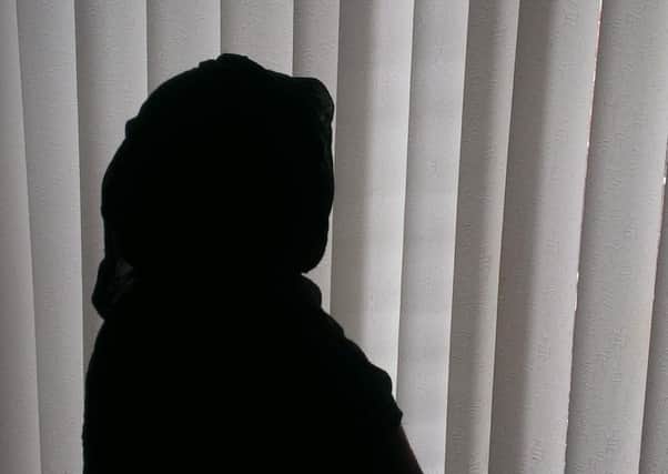 The mother who had her niqab pulled off by Peter Scotter in a racist attack in Sunderland