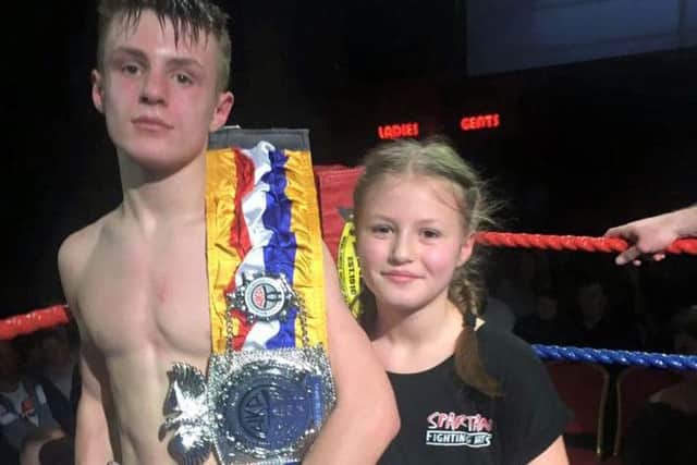 Zach Marshall revels in his British title triumph with sister Kiera