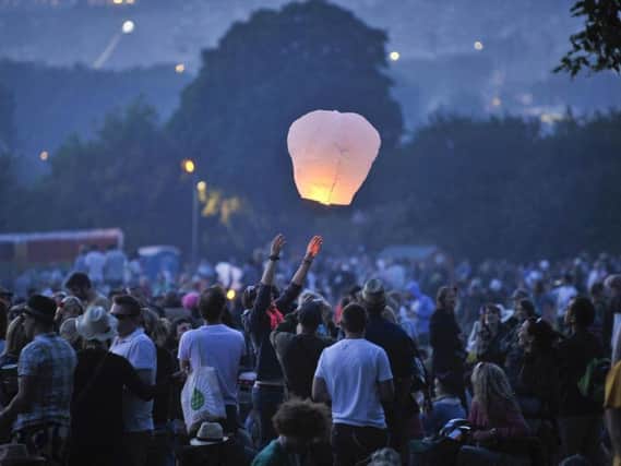 Local councils are being urged to ban releases of balloons and sky lanterns on their land after balloon litter on beaches rose by more than half in a year. Pic: PA.