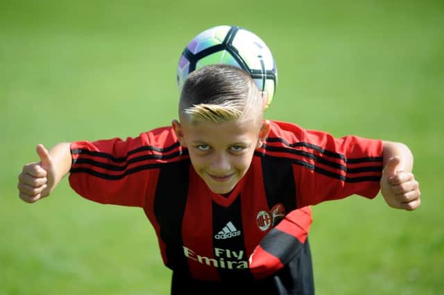 Reidy Coyne has been selected to train with AC Milan, after attending a week long soccer camp.