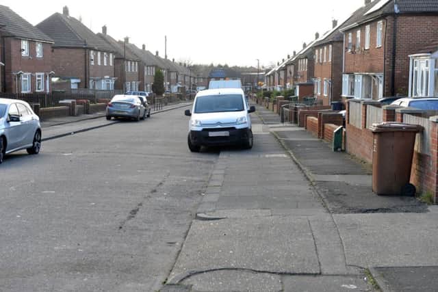 Arson attack on Premier Removals van on Padgate Road. Attack location