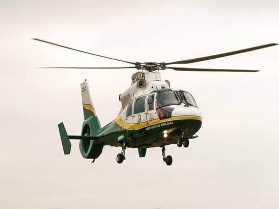 The Great North Air Ambulance has been targeted with laser strikes several times.