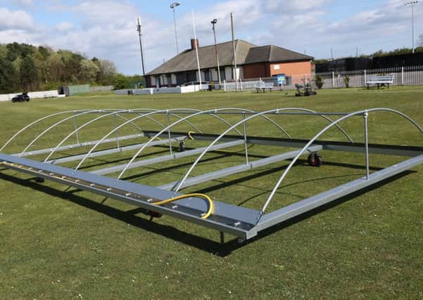 Boldon Colliery Cricket Club has had one of the pitch covers stolen. Picture: TOM BANKS