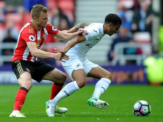Seb Larsson in action for Sunderland. Picture by Frank Reid.