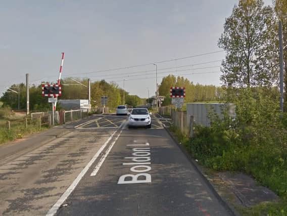Boldon Lane level crossing. Picture from Google Images