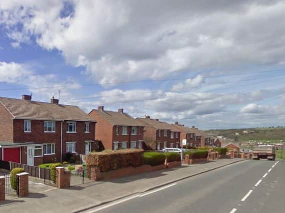 The collision happened in Seaham Road, Houghton. Image copyright Google Maps.