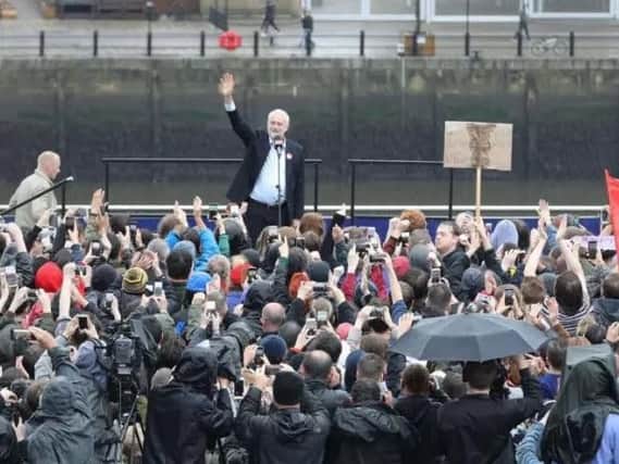 Labour leader Jeremy Corbyn visited the North East this week. Picture: PA.