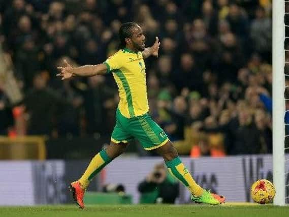 Cameron Jerome celebrates scoring against Newcastle earlier this year