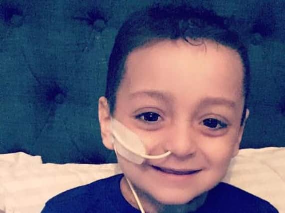 Bradley Lowery has enjoyed a weekend away with his family.