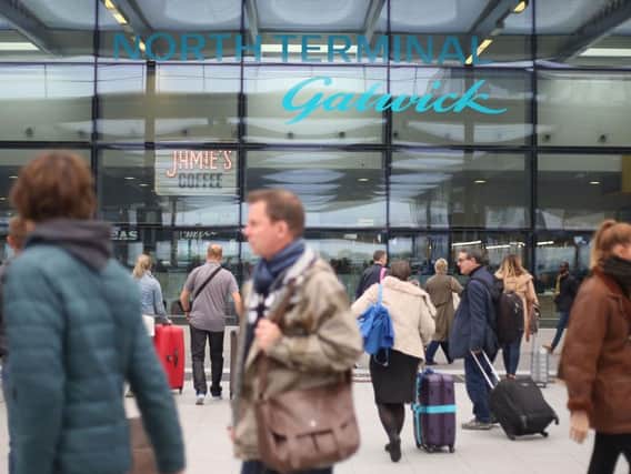 Passengers arriving at the North Terminal at Gatwick Airport, which is one of four British airports among the worst 10 in the world, according to new rankings. Picture by Philip Toscano/PA Wire