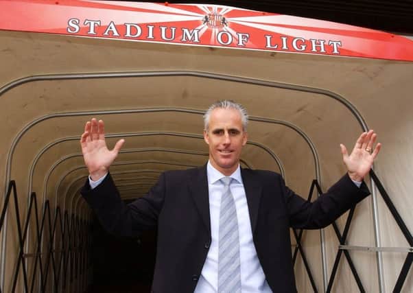 Mick McCarthy arrives at the Stadium of Light.