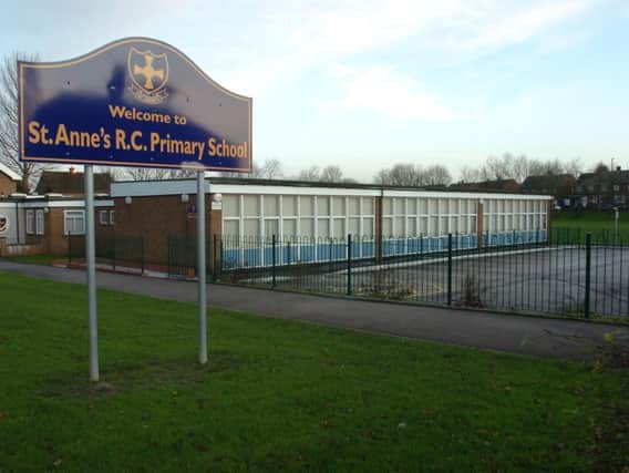 St Anne's RC Primary School in Sunderland.