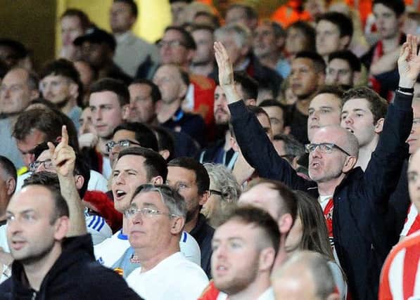 Sunderland fans. Picture by Frank Reid