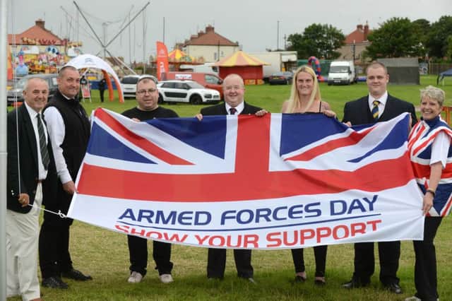 Three days of events were kicked off last night at Seaburn Recreation Park, when an Armed Forces Day flag was raised and a concert took place.