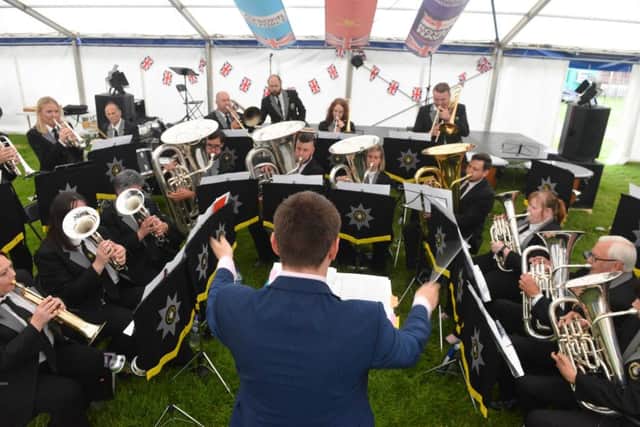 Bearpark and Esh Colliery Band performed at Friday's concert.