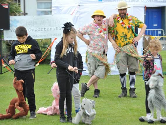Youngsters have fun at the Seaham Carnival