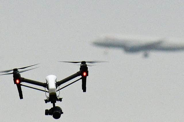 Tests suggest drones can smash plane windscreens.