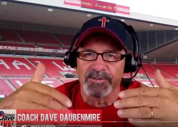 One of the videos posted onlive by Coach Dave Daubenmire.