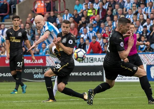 Aaron Mooy hits Huddersfield's winner against Newcastle