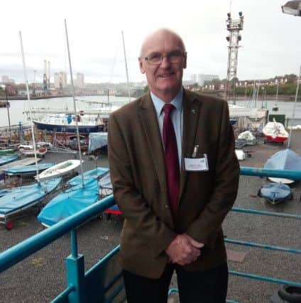 Patrick Lally, director of education at the PFA, on a visit to Sunderland.