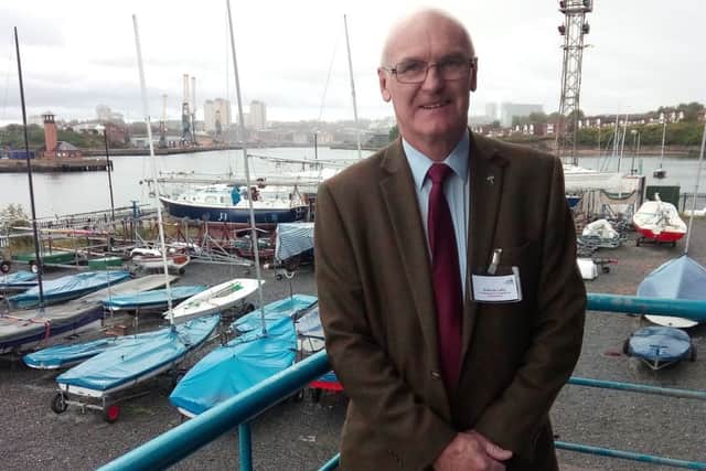 Patrick Lally, director of education at the PFA, on a visit to Sunderland.