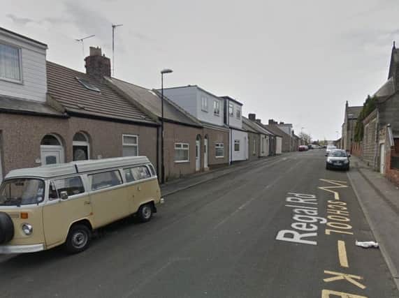 Regal Road in Millfield, Sunderland. Copyright Google Maps.