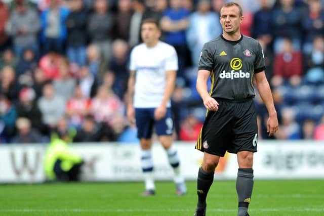 Lee Cattermole in action at Deepdale.