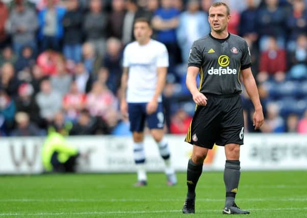 Lee Cattermole in action at Deepdale.