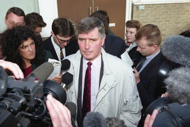 Detective Supt George Sinclair, October 1992. Picture: Malcolm Murray.