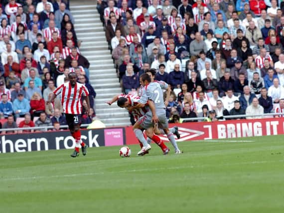 Pascal Chimbonda in action for Sunderland.