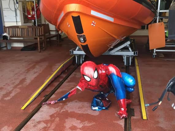 The balloon back at the Sunderland lifeboat station. Pic: RNLI