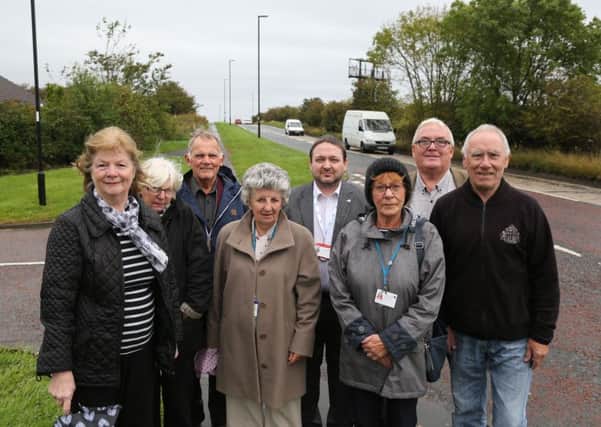 Councillors Christine Marshall, Colin English and Elizabeth Gibson say they are all opposed to plans for Burdon Road between Doxford Park Way and Tunstall Village Green to be made bus only as part of the  Sunderland Core Strategy and Development Plan. Picture: TOM BANKS
