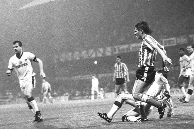 Colin Pascoe misses out in Sunderland's Roker clash with Blackburn in 1988