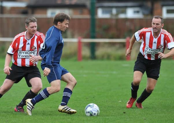 Ryhope Foresters (red and white) take on Easington CIU last week. Picture by Tim Richardson