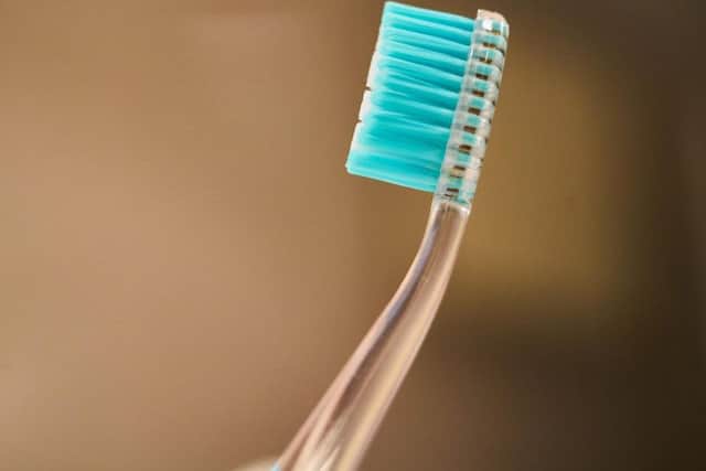 Toothbrushes and toothpaste are among items on the donation list.
