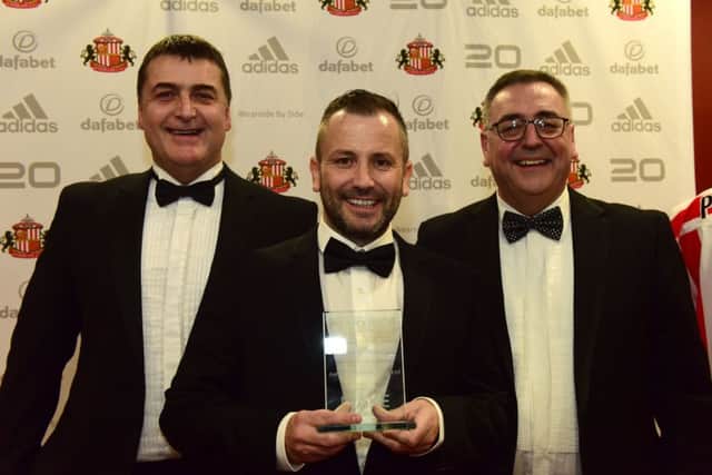 Overall Business of the Year winners Ashford Orthodontics Ltd. at the Sunderland Echo Portfolio Awards 2017 at ther Stadium of Light last night.
