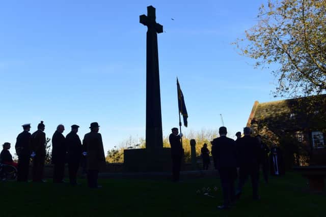 Dedication of the Royal British Legion Garden of Remembance at Durham Cathedral on Friday.