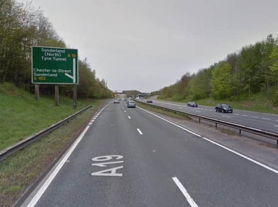 The northbound A19 at Hastings Hills. Picture from Google Images.