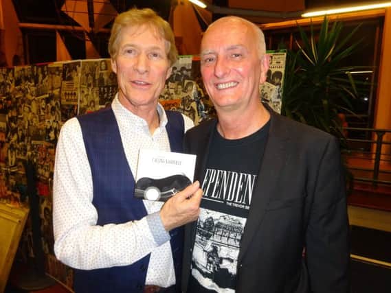 Trevor Sewell and Paul Jones from Radio 2 with the Calling Nashville album.