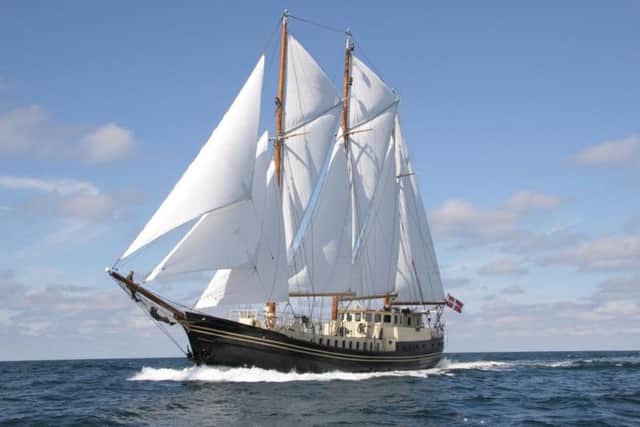 Class B Topsail Schooner Skonnerten Jylland. Image courtesy of Sail Training International.